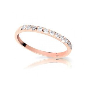 Cutie Jewellery Půvabný prsten z růžového zlata Z6484-1670-X-4 48 mm
