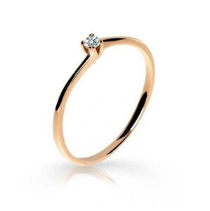 Cutie Jewellery Zásnubní prsten z růžového zlata Z6717-2943 50 mm