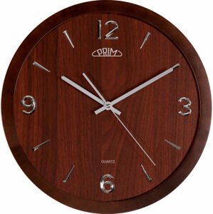 Prim Nástěnné hodiny Wood Style III E07P.3886.54