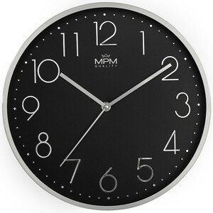 MPM Quality Nástěnné hodiny Metallic Elegance - B E04.4154.90