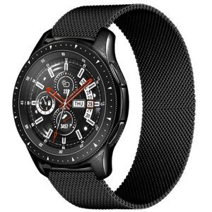 4wrist Milánský tah pro Samsung Galaxy Watch 6/5/4 - Černý