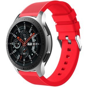 4wrist Silikonový řemínek pro Samsung Galaxy Watch - Červený 22 mm