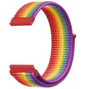 4wrist Provlékací řemínek pro Samsung 22 mm - Rainbow