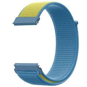 4wrist Provlékací řemínek pro Samsung 6/5/4 - Blue/Yellow