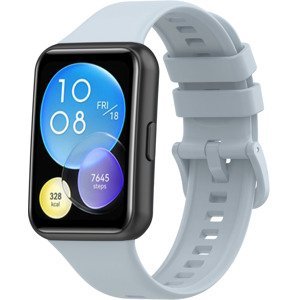 4wrist Silikonový řemínek pro Huawei Watch FIT 2 Active - Grey
