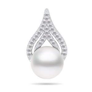 Brilio Silver Elegantní perlový přívěsek ze stříbra PT93W
