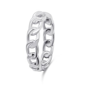 Brilio Silver Stylový stříbrný prsten RI044W 60 mm