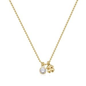 Brosway Nádherný pozlacený náhrdelník Desideri BEIN010