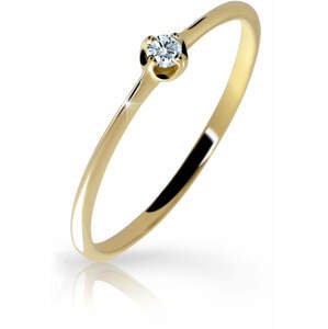 Cutie Diamonds Jemný prsten ze žlutého zlata s briliantem DZ6729-2931-00-X-1 62 mm