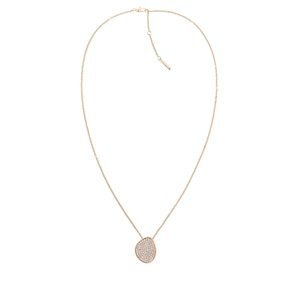 Calvin Klein Slušivý bronzový náhrdelník s krystaly Fascinate 35000332