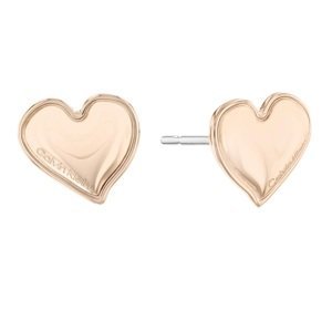 Calvin Klein Romantické bronzové náušnice pecky Captivate 35000303
