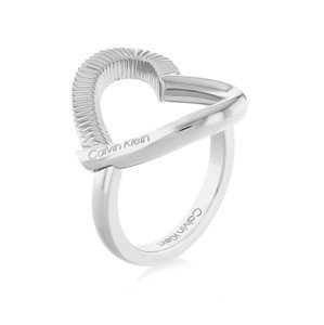 Calvin Klein Romantický ocelový prsten Heart 35000439 54 mm