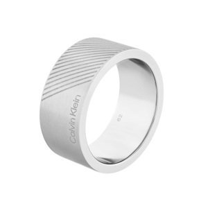 Calvin Klein Stylový ocelový prsten pro muže Architectural 35000436 64 mm