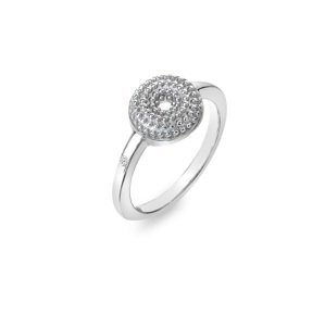 Hot Diamonds Krásný stříbrný prsten s diamantem Forever DR246 51 mm
