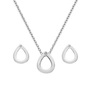 Hot Diamonds Sada stříbrných šperků Amulets SS135 (náhrdelník, náušnice)