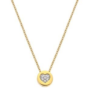 Hot Diamonds Pozlacený náhrdelník s diamantem a topazy Jac Jossa Soul DP918(řetízek, přívěsek)