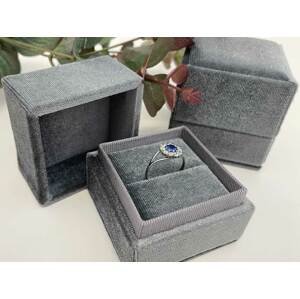 JK Box Sametová dárková krabička na prsten CA-2/A3