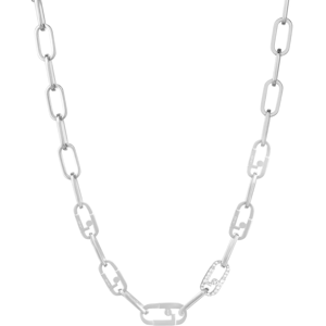 Liu.Jo Půvabný ocelový náhrdelník s krystaly Identity LJ1959
