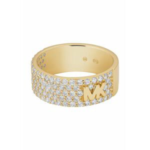 Michael Kors Třpytivý stříbrný prsten se zirkony MKC1555AN710 60 mm
