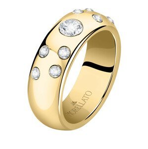 Morellato Luxusní pozlacený prsten s krystaly Poetica SAUZ380 58 mm