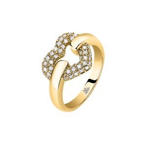 Morellato Romantický pozlacený prsten z oceli Bagliori SAVO280 56 mm