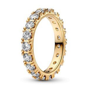 Pandora Třpytivý pozlacený prsten Shine Timeless 160050C01 54 mm