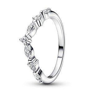 Pandora Okouzlujicí stříbrný prsten se zirkony 192390C01 50 mm