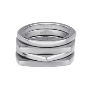 BREIL Moderní sada ocelových prstenů New Tetra TJ301 54 mm