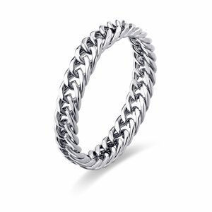 S`Agapõ Nepřehlédnutelný ocelový prsten For Love SFV44 50 mm