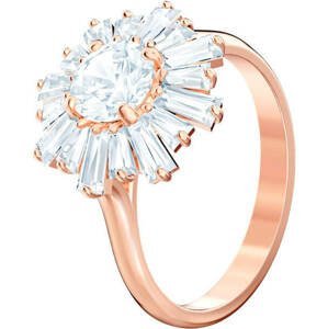 Swarovski Oslnivý bronzový prsten Sunshine 5474917 60 mm