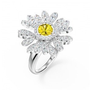 Swarovski Půvabný prsten s krystaly Eternal Flower 5534936 55 mm