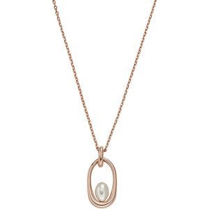 Skagen Nadčasový bronzový náhrdelník s perlou Agnethe SKJ1749791