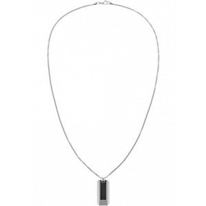 Tommy Hilfiger Elegantní ocelový náhrdelník s vojenskou známkou 2790354