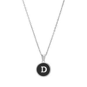 Troli Originální ocelový náhrdelník s písmenem D