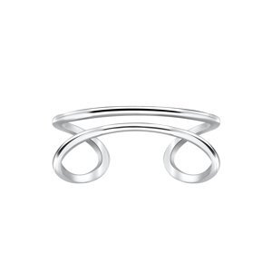 Stříbrný nastavitelný prsten Modern Velikost: 52