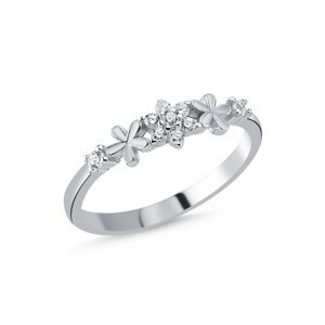 Stříbrný prsten Sedmikráska Velikost: 52