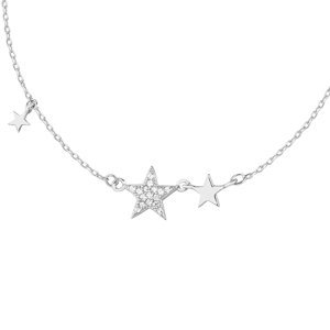Klenoty Amber Stříbrný náhrdelník s hvězdou