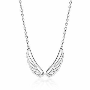 Klenoty Amber Stříbrný náhrdelník s křídly