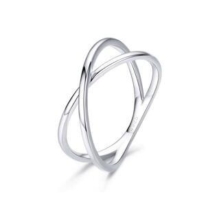 Stříbrný prsten Twist Velikost: 51