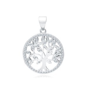 Klenoty Amber Luxusní stříbrný přívěsek strom života