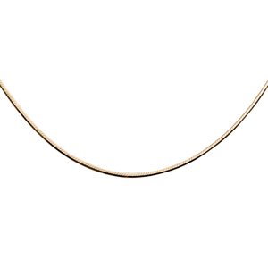 Klenoty Amber Stříbrný řetízek - žluté širší lanko 42 cm