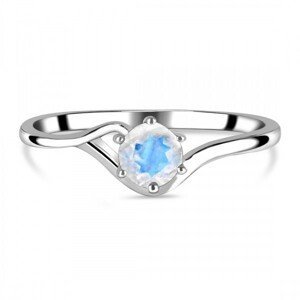 Klenoty Amber Luxusní stříbrný prsten měsíční kámen Special Moment Velikost: 52