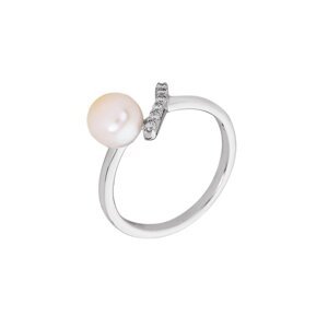 Prsten se syntetickou perlou 125-393-8398 50