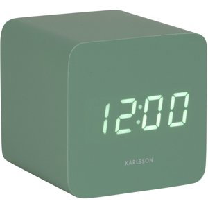 Karlsson Designové LED hodiny s budíkem KA5982GR