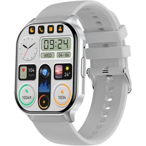 Wotchi AMOLED Smartwatch W26HK – Silver - Grey