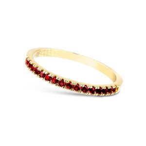 Cutie Diamonds Prsten ze žlutého zlata s rubíny DZ6484-1670-RU-X-1 49 mm