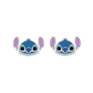 Disney Slušivé stříbrné náušnice Stitch Lilo & Stitch ES00097SRHL.CS