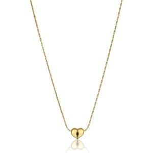 Emily Westwood Romantický pozlacený náhrdelník Srdce Lilah EWN23093G