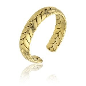 Marc Malone Otevřený pozlacený prsten Oaklynn Gold Ring MCJ.R1024