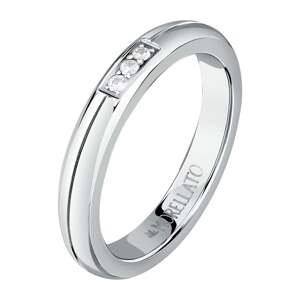 Morellato Slušivý ocelový prsten s krystaly Love Rings SNA48 52 mm